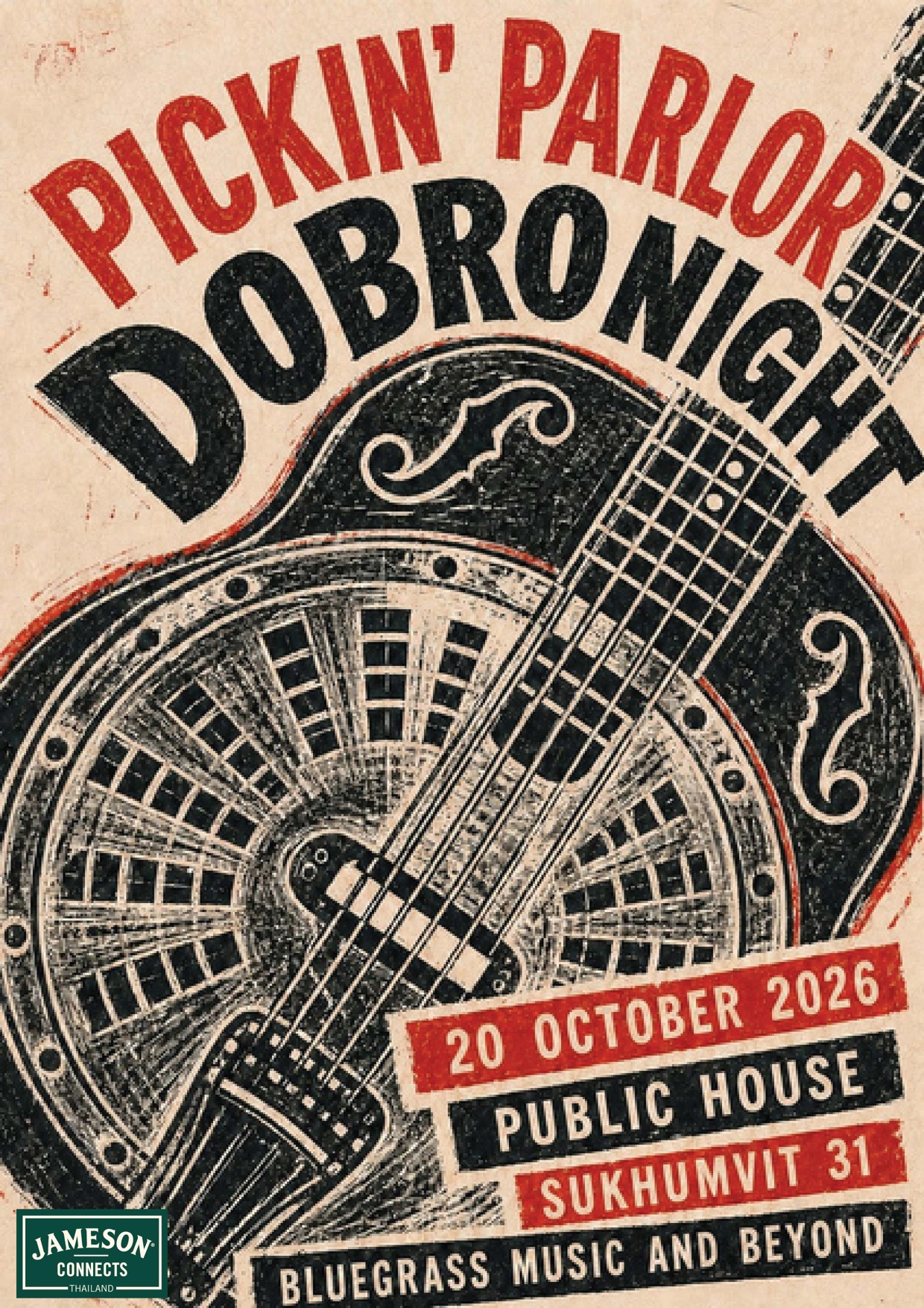 The Pickin’ Parlour Dobro Night poster