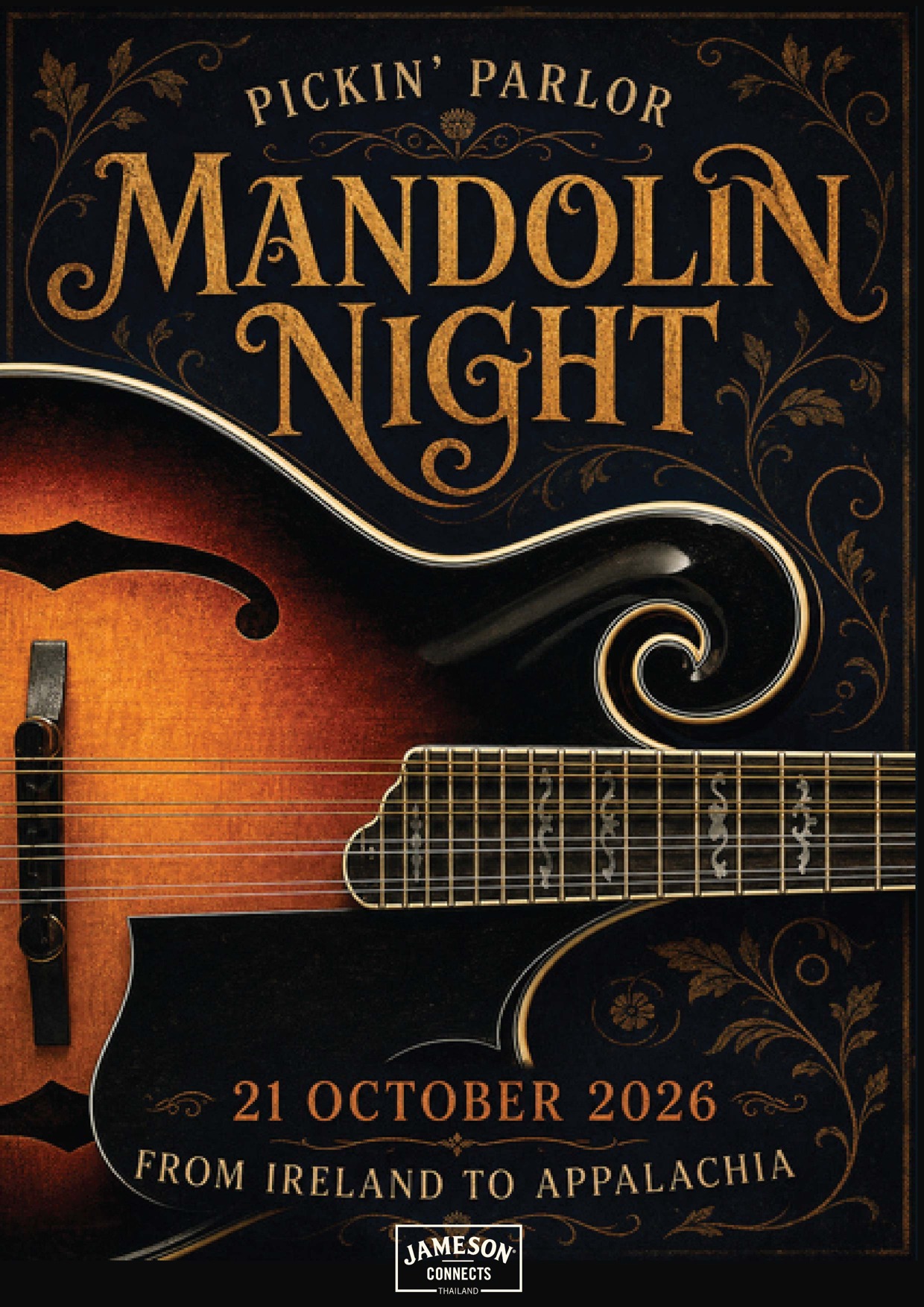 The Pickin’ Parlour Mandolin Night poster